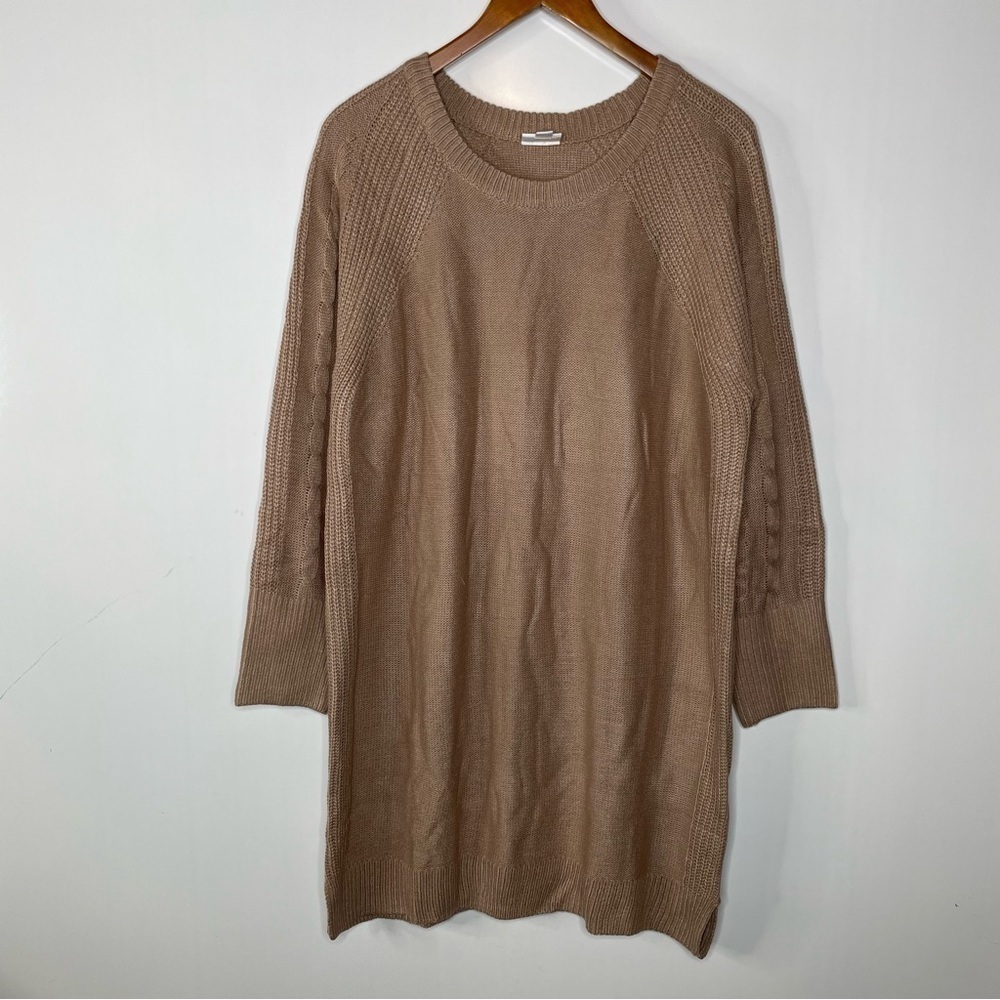 Lularoe Lauren Sweater Dress Tan Size Large